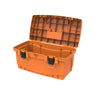 19 in. Plastic Tool Box with Metal Latches and Removable Tool Tray